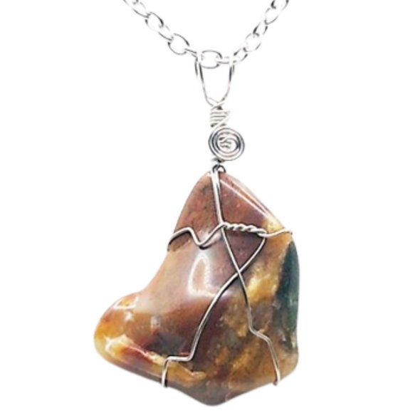 Handmade Natural Banded Agate - Picture 2 of 2